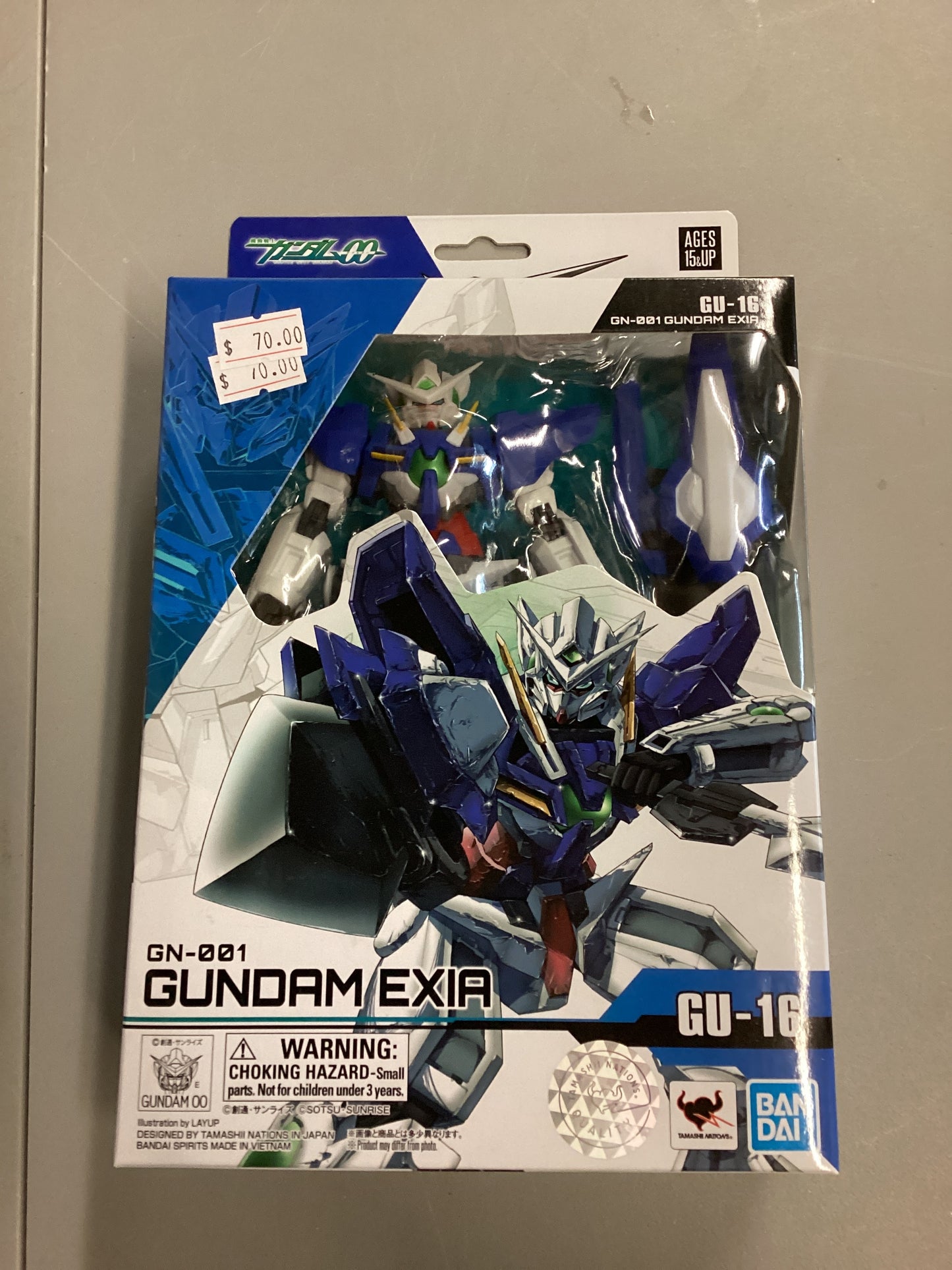 Bandai Gundam Universe GN-001 Gundam Exia Action Figure
