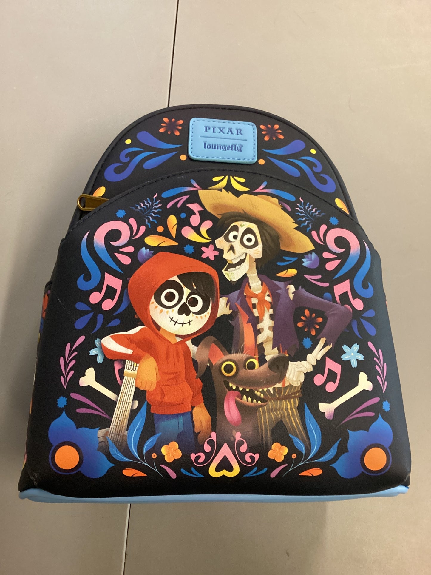 Disney Pixar Coco Trio Art Loungefly Mini Backpack