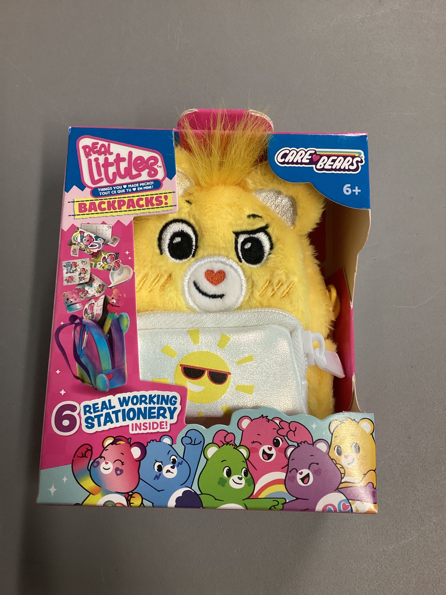 Care Bears Real Littles Backpack Funshine Bear