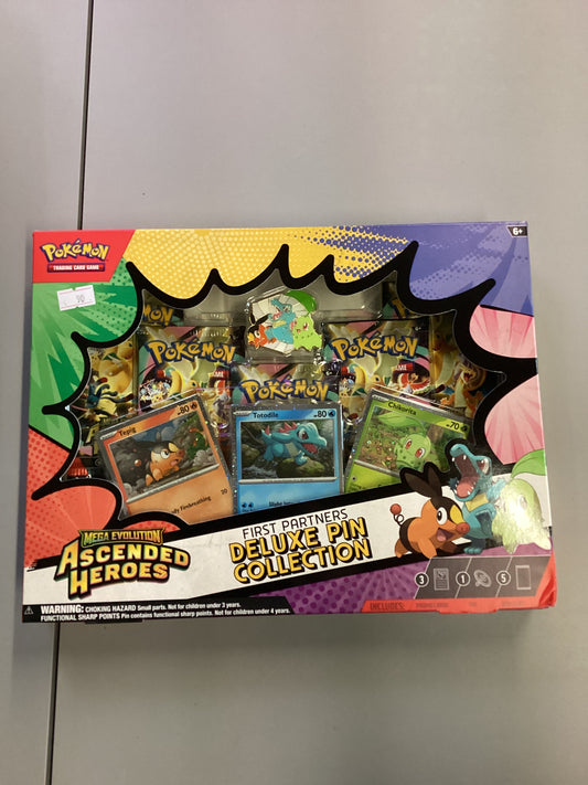 Pokemon Ascended Heroes First Partners Deluxe Pin Collection Box