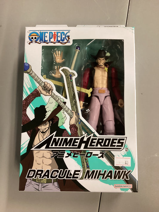 Bandai Namco Anime Heroes One Piece Dracule Mihawk Action Figure