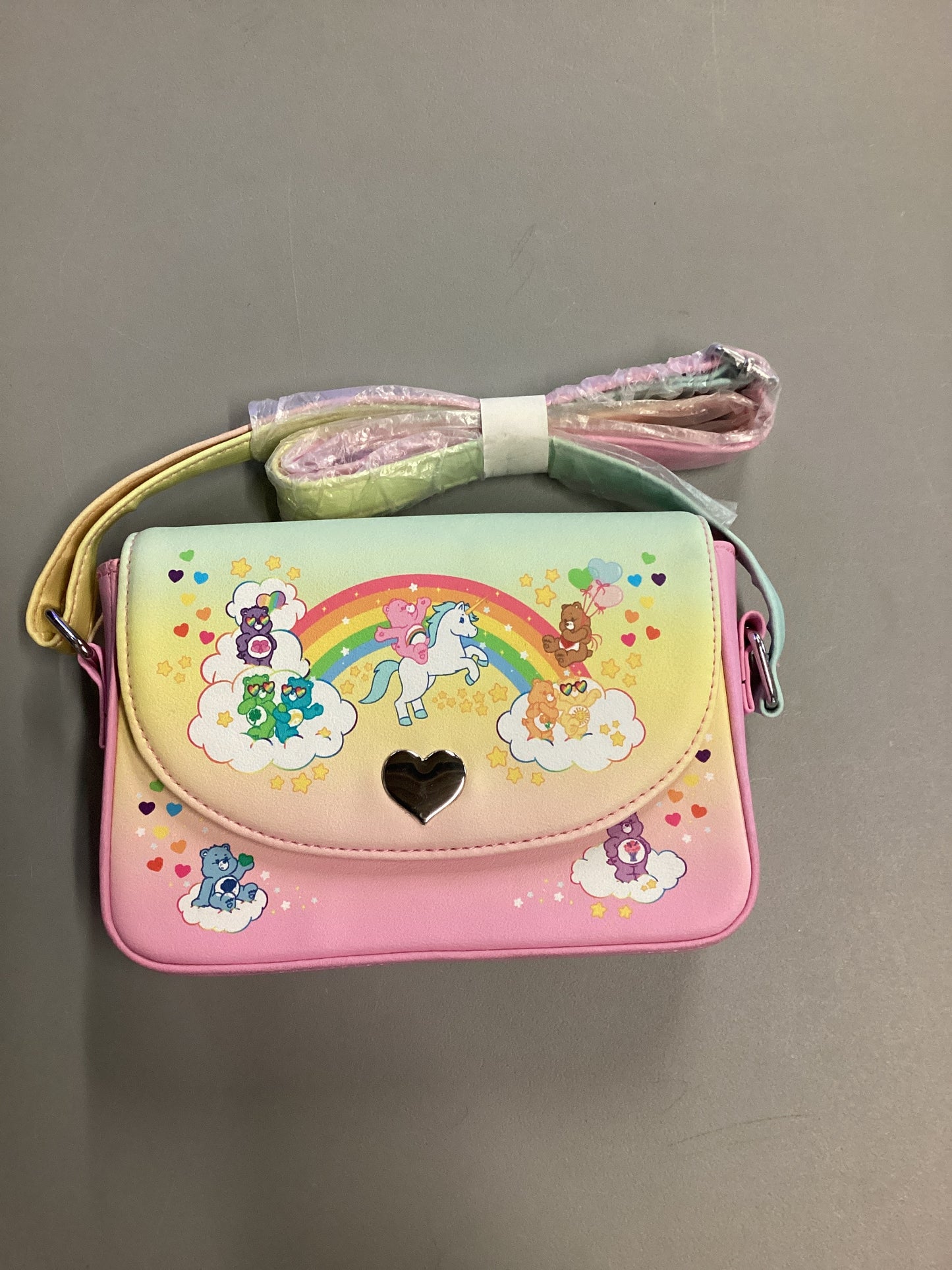 Care Bears Rainbow Unicorn Loungefly Crossbody Bag