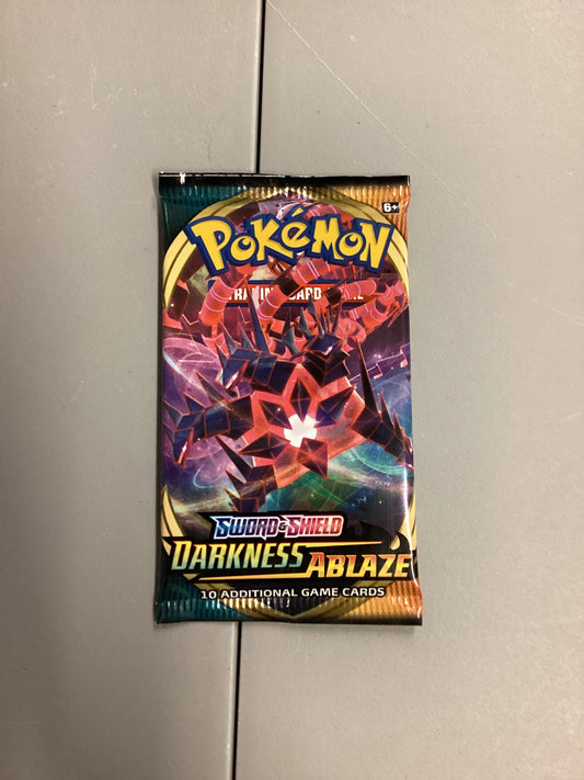 Pokemon TCG Sealed Sword And Shield Darkness Ablaze Booster Pack