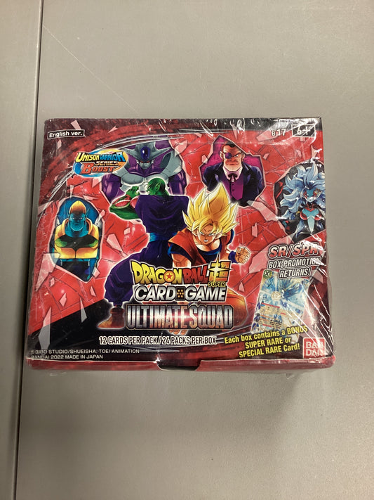 DragonBall Super Card Game Ultimate Squad Sealed Booster Box