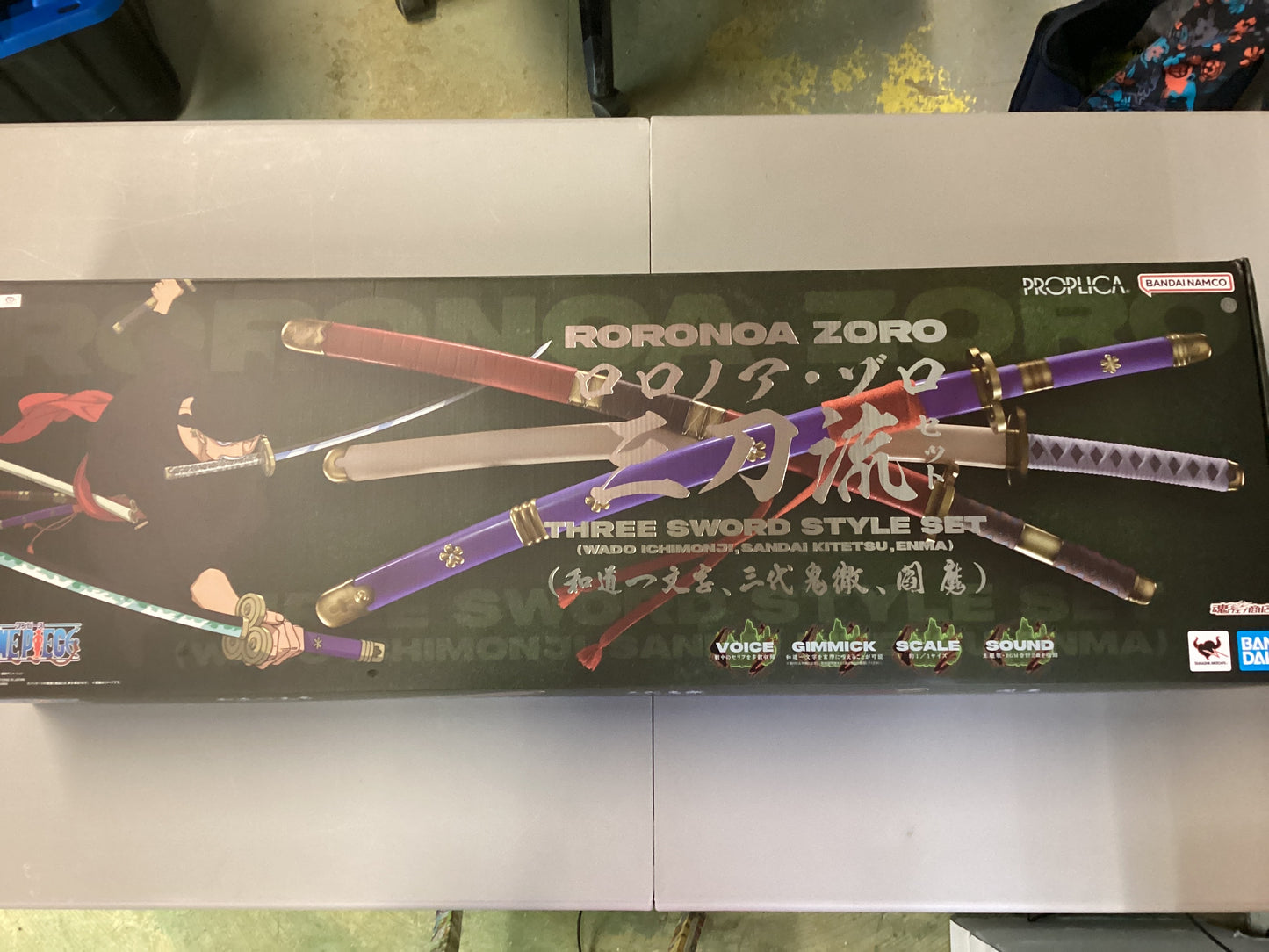 Bandai Proplica One Piece Roronoa Zoro Sword Set