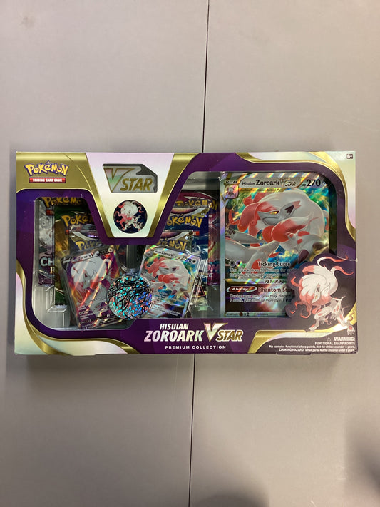 Pokemon TCG Hisuian Zoroark Vstar Premium Collection