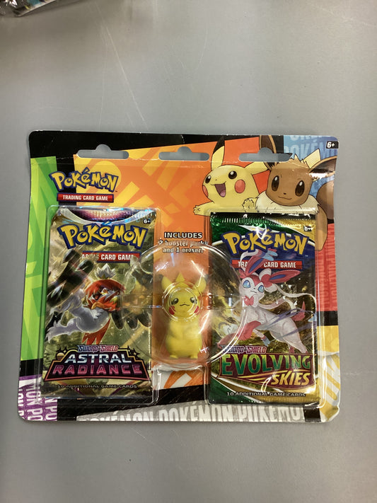 Pokemon TCG Back To School Eraser Blister Pikachu