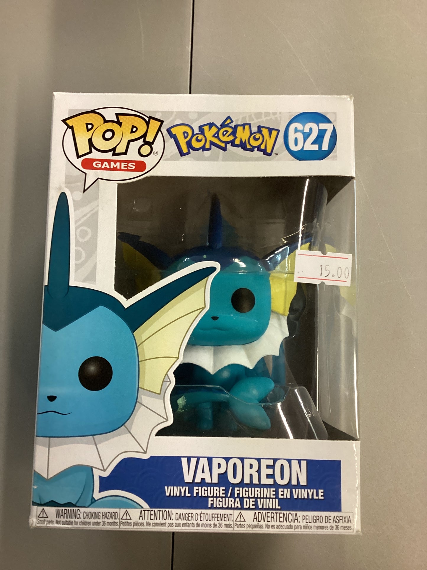 Funko Pop Pokemon Vaporeon 627