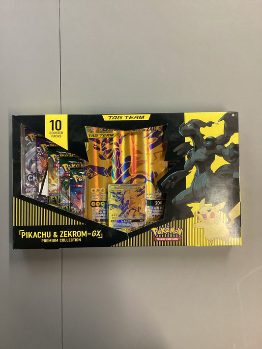 Pokemon TCG Pikachu And Zekrom GX Premium Collection Box