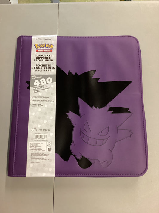 Ultra Pro Pokemon 12 Pocket Zippered Pro Binder Gengar