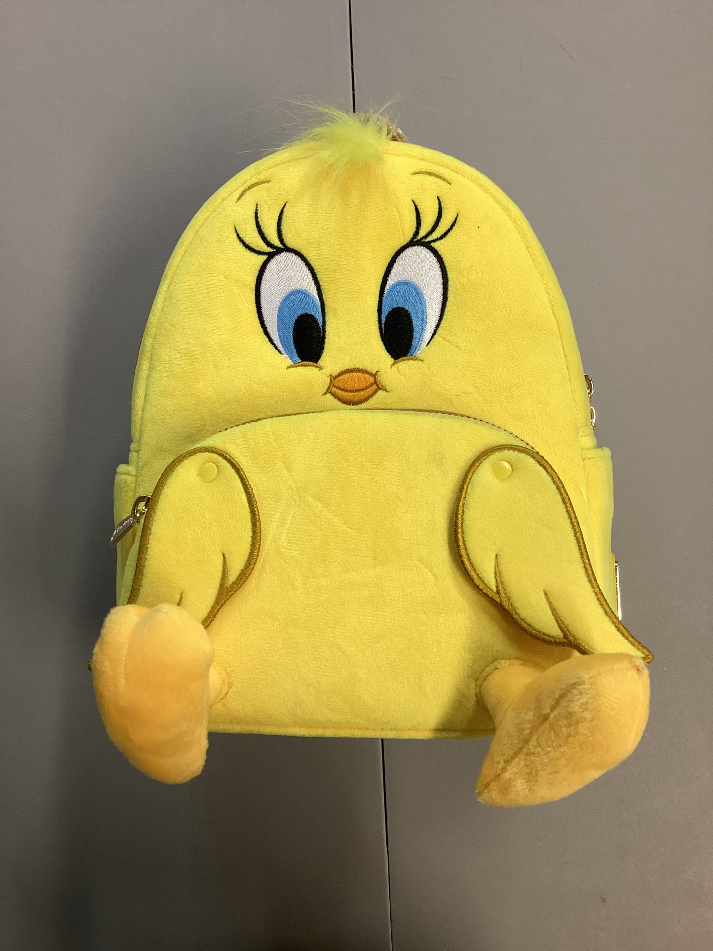 Looney Tunes Tweety Bird Plush Loungefly Mini Backpack