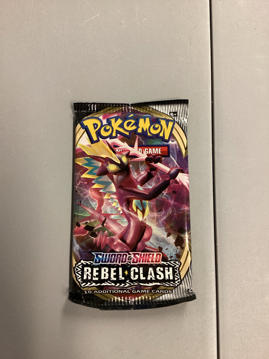 Pokemon TCG Sealed Sword And Shield Rebel Clash Booster Pack