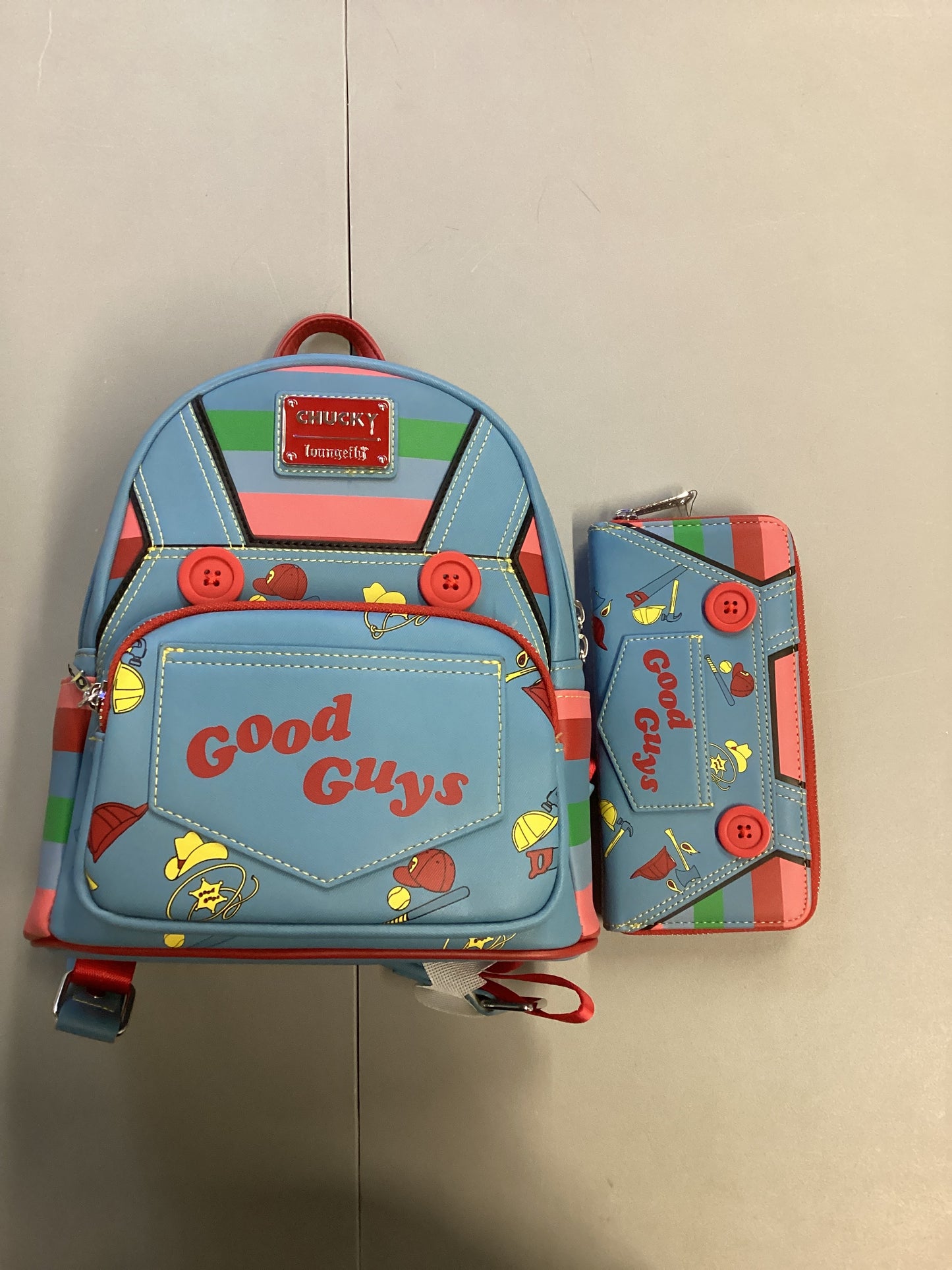 Chucky Good Guys Loungefly Mini Backpack And Wallet